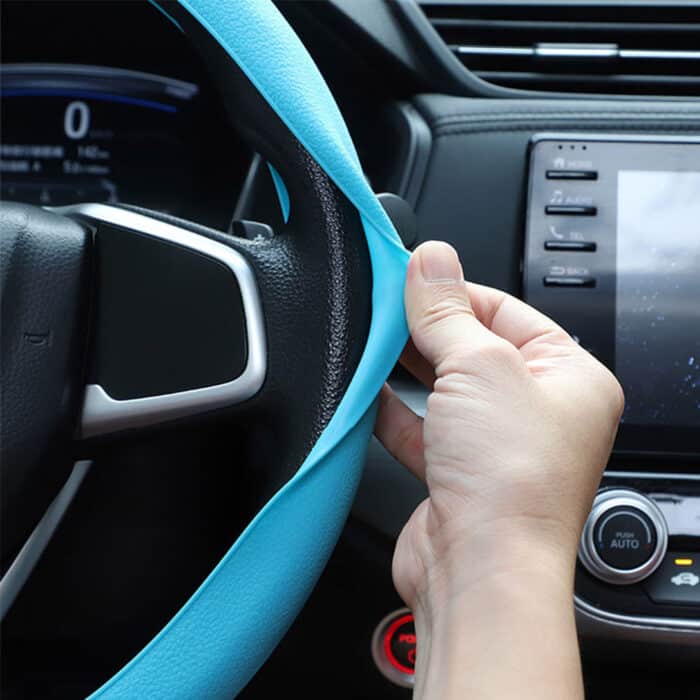 Car Silicone Steering Wheel Elastic Glove
