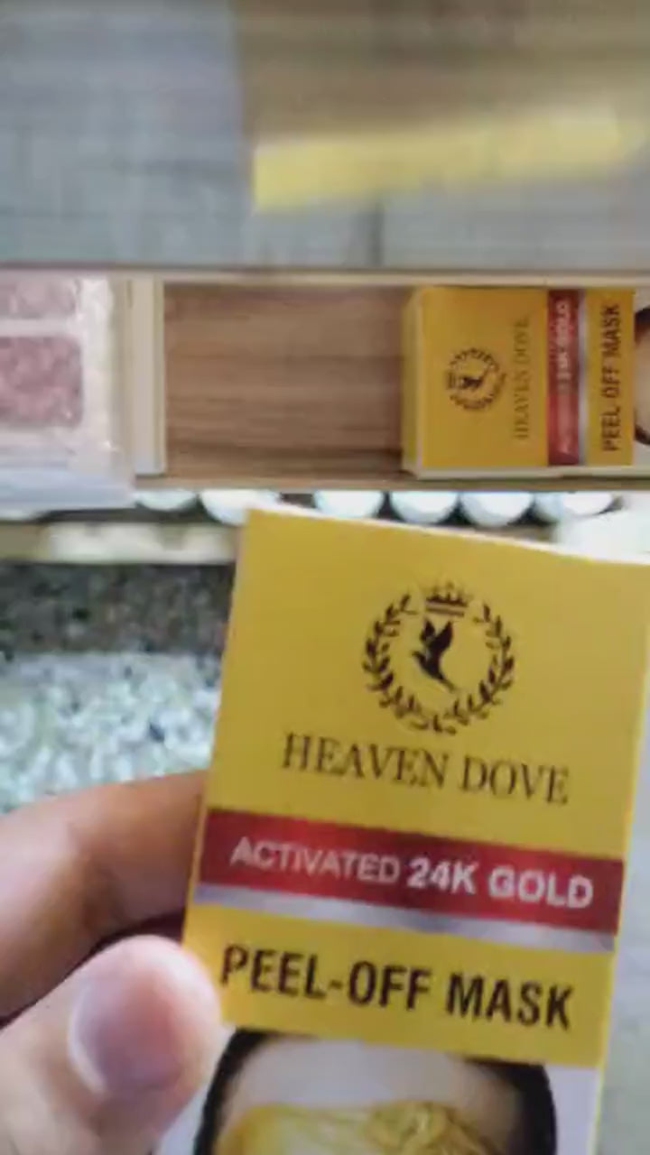 Original Heaven Dove 24k Gold Peel Off Mask – Luxurious Anti-aging & Deep Cleansing Skincare – 100 Ml