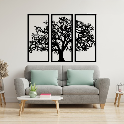 3d Tree Wall Art | Wooden Tree Wall Art