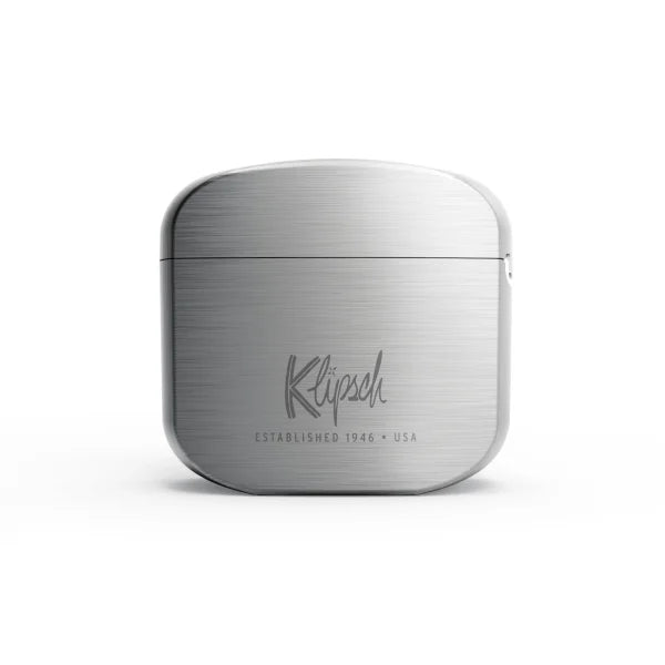 Klipsch T5 True Wireless Earphones With Charging Case,silver Color Body