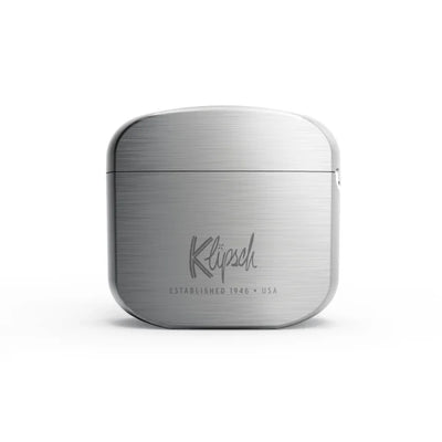 Klipsch T5 True Wireless Earphones With Charging Case,silver Color Body