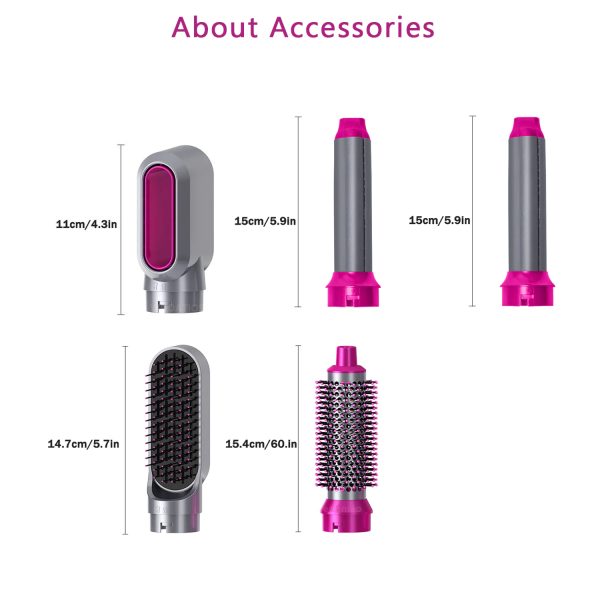 5 In 1 Electric Hair Dryer Brush | Blow Dryer Hair Comb Curling