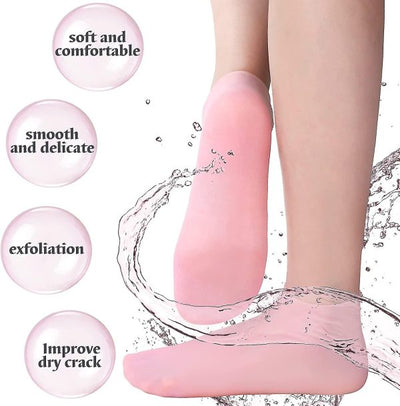 Silicone Jelly Socks Gel Moisturizing Socks Foot Care Protector