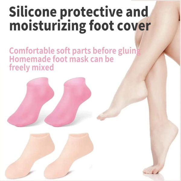 Silicone Jelly Socks Gel Moisturizing Socks Foot Care Protector