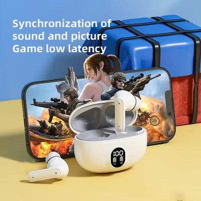 Professional Display Earbuds Stereo 895b Wireless Bluetooth Earbuds | Mic In-ear Headphones With Led Display