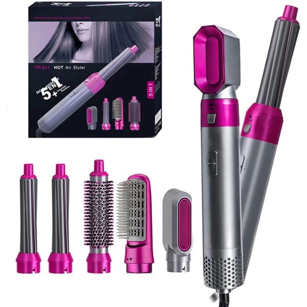 5 In 1 Electric Hair Dryer Brush | Blow Dryer Hair Comb Curling